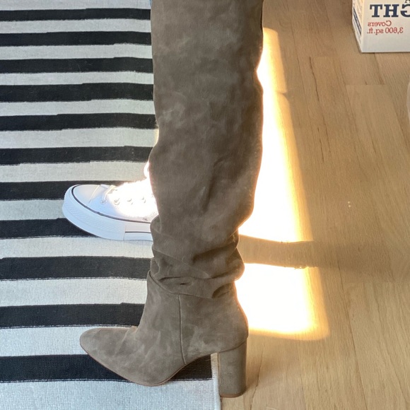 Zara Suede knee high boots - Picture 5 of 7